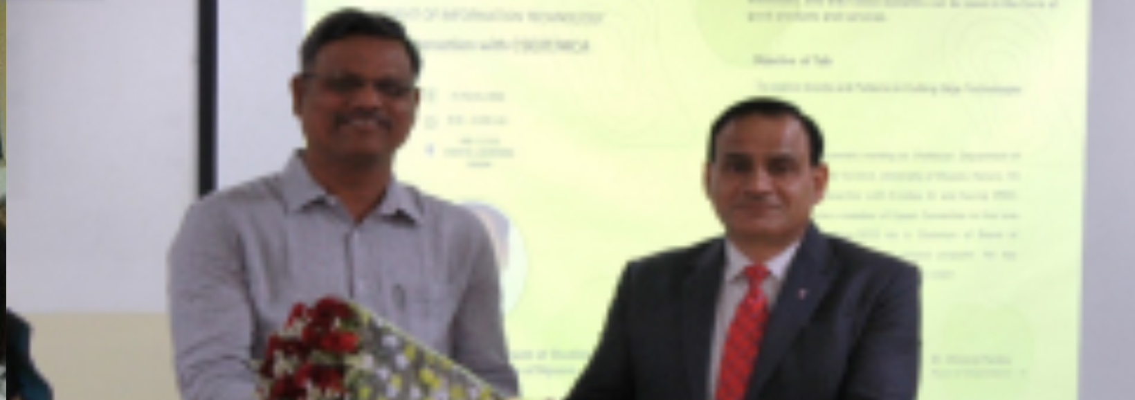 Event Name Faculty Interaction with CSE/IT/MCA by Prof. (Dr.) D.S. Guru